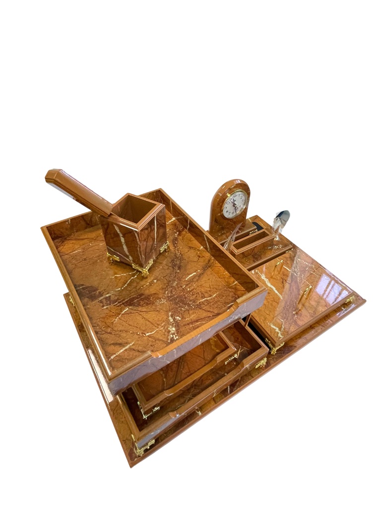 Набор для руководителя 11 предметов ON PU108-9G золото